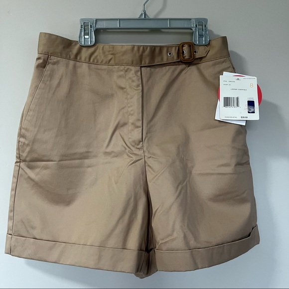 Liz Claiborne Size 8 Shorts Tan Women - Picture 2 of 13
